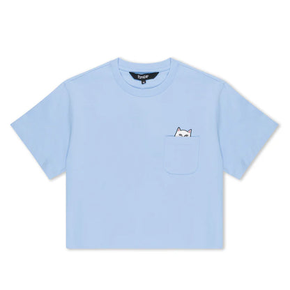 BLUSA LORD NERMAL CROPPED BABY POCKET (LIGHT BLUE)