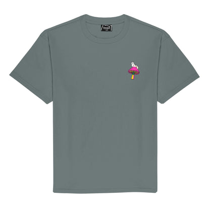 PLAYERA PSYCHEDELIC (LIGHT CHARCOAL)