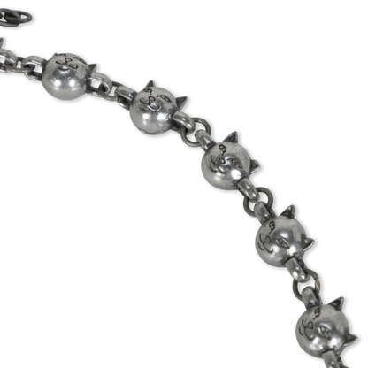 COLLAR DE BOLA Y CADENA LORD NERMAL (PLATA)