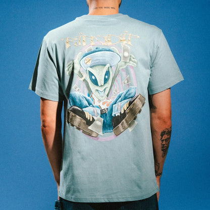 PLAYERA YUNG MONEY (SILVER BLUE)