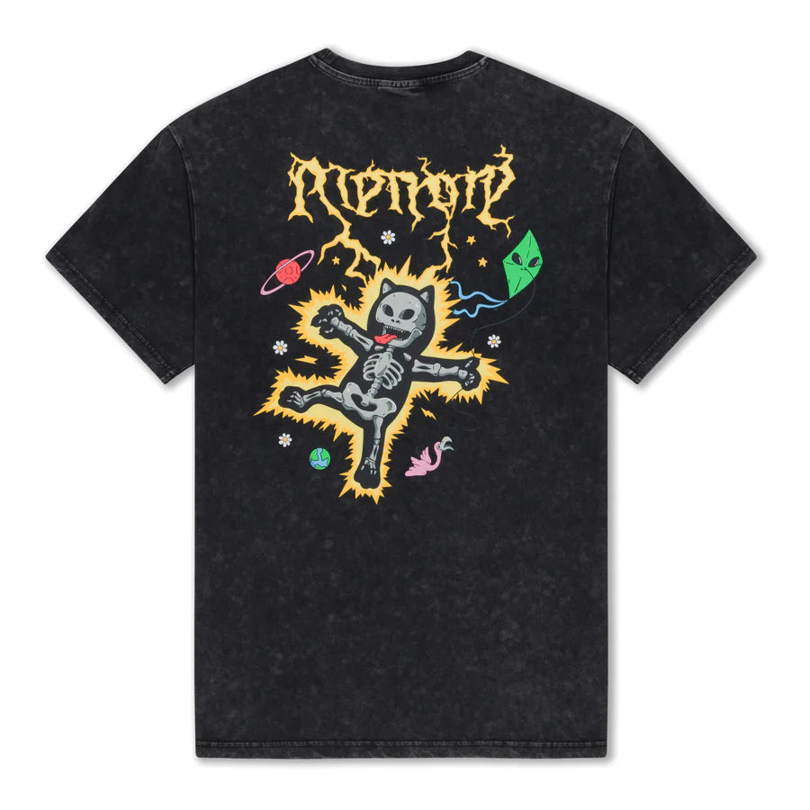 PLAYERA ELECTRIC (BLACK WASH)