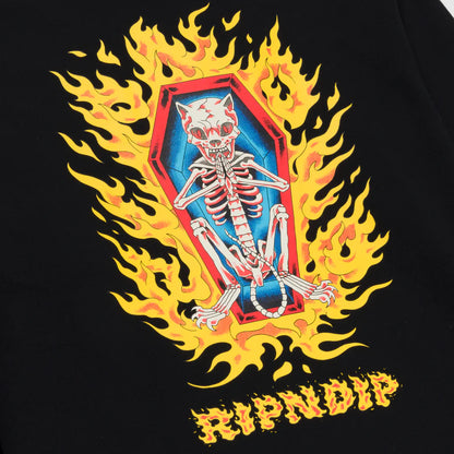 HOODIE BURN IN HECK (NEGRO)