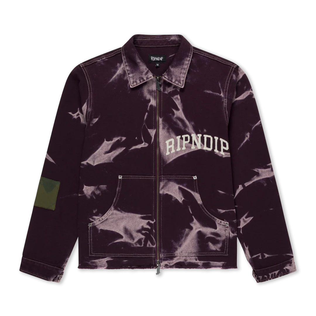 JACKET SKYLINE WORK (DARK PLUM WASH)