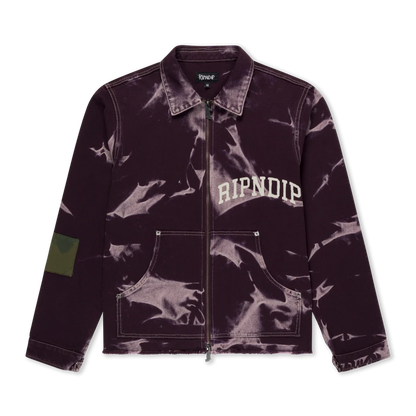 JACKET SKYLINE WORK (DARK PLUM WASH)