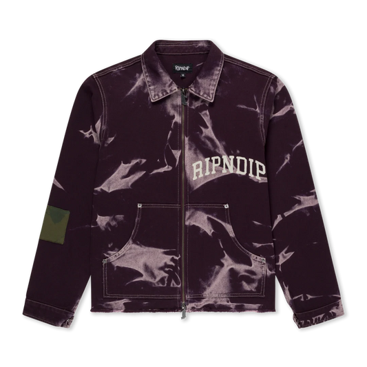JACKET SKYLINE WORK (DARK PLUM WASH)