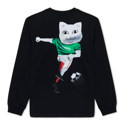 PLAYERA L/S RND SPORTS (NEGRO)