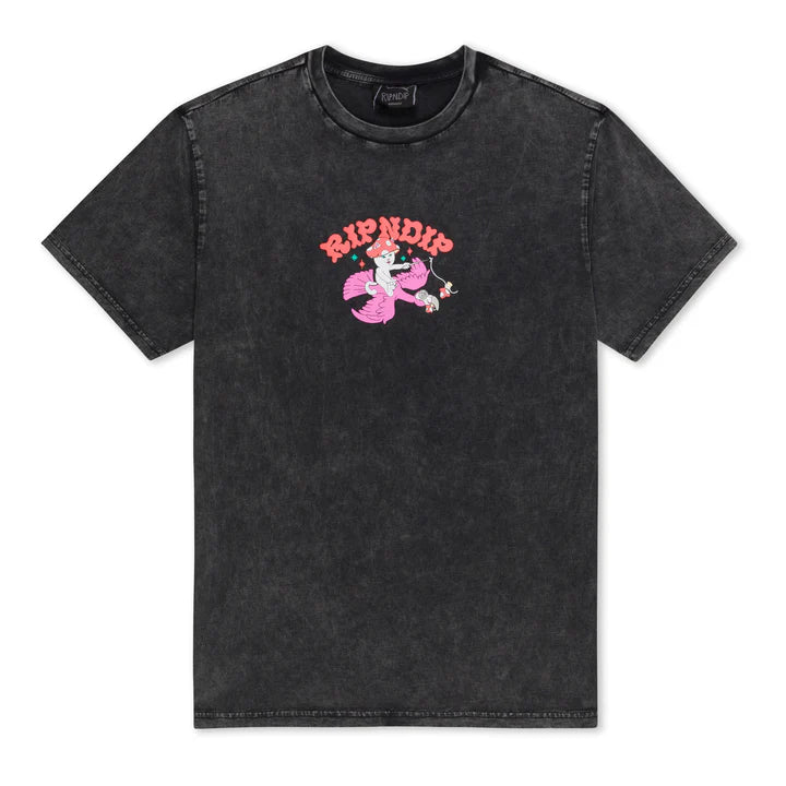 PLAYERA TAKE A TRIP (NEGRO WASH )