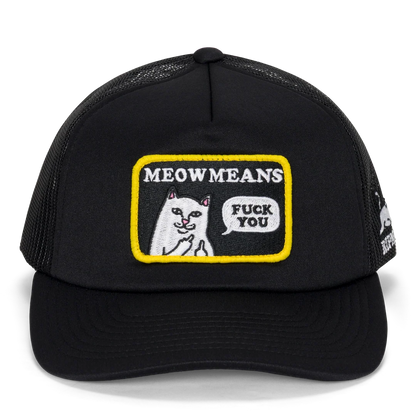 GORRA MEOW MEOW TRUCKER (NEGRO)