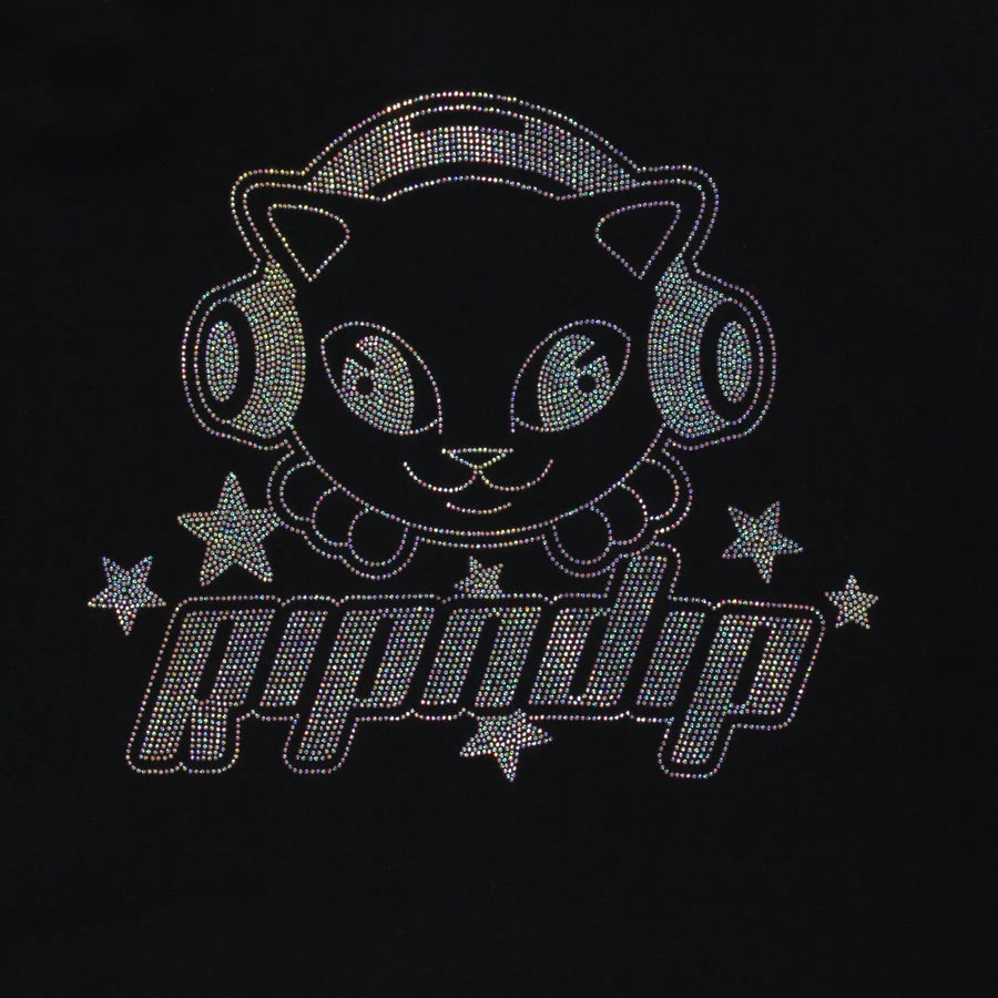 HOODIE KAWAII NERM CROPPED (Negro)