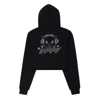 HOODIE KAWAII NERM CROPPED (Negro)