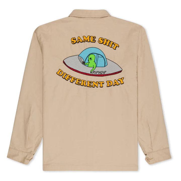 SAME SHIT DIFFERENT DAY MILITARY JACKET (KHAKI)