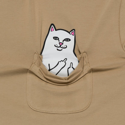 LORD NERMAL CROPPED POCKET TEE (TAN)