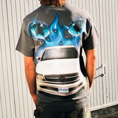 PLAYERA RIDE OR DIE (CHARCOAL)