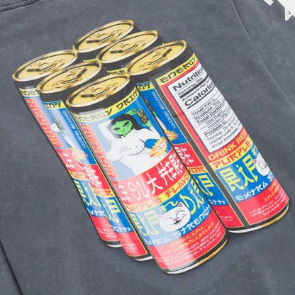 HOODIE NERMS CANS (CHARCOAL VINTAGE WASH)