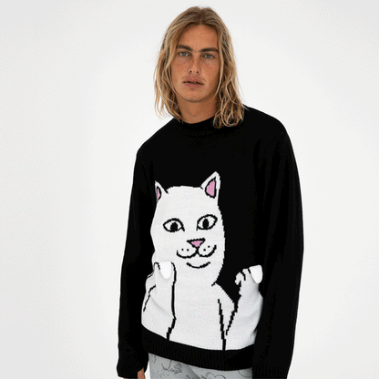 SUÉTER LORD NERMAL FLIPPY KNITTY (Negro)
