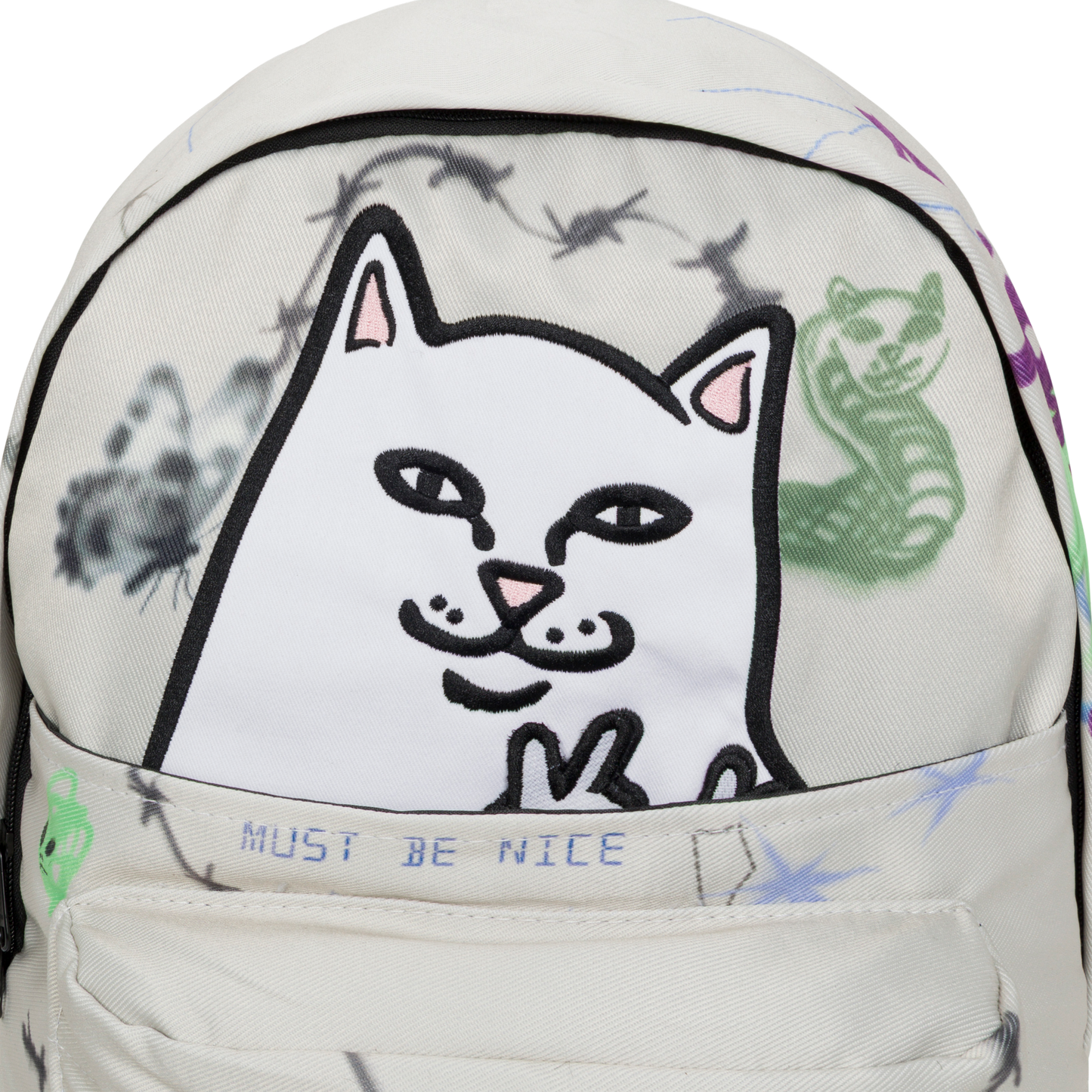 MOCHILA GOOSEBUMPS VELCRO (BONE)