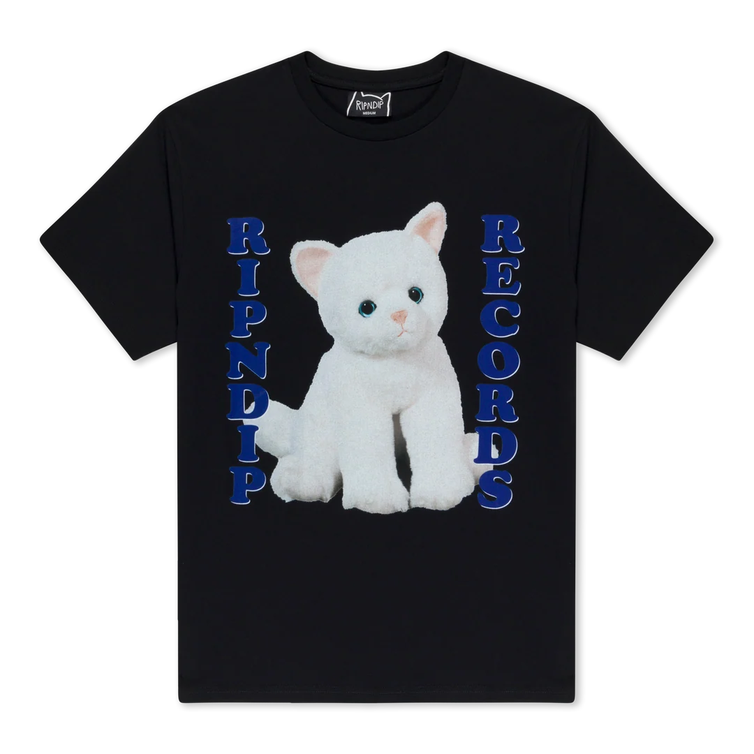 PLAYERA PLUSH RECORDS (NEGRO)