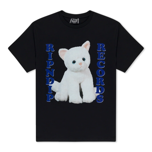 PLAYERA PLUSH RECORDS (NEGRO)