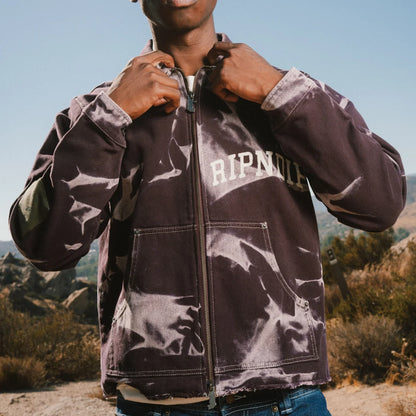 JACKET SKYLINE WORK (DARK PLUM WASH)