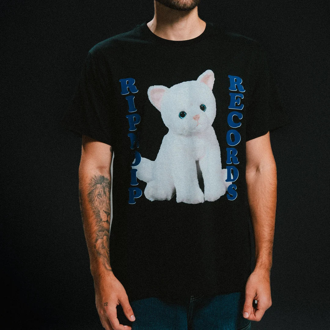 PLAYERA PLUSH RECORDS (NEGRO)
