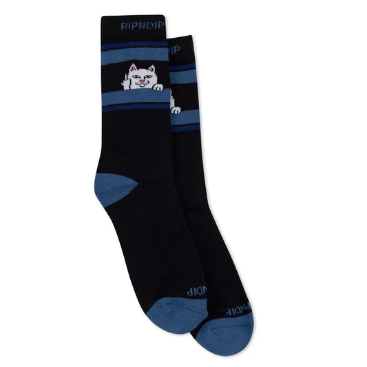 CALCETINES PEEKING NERMAL (BLACK/SLATE)