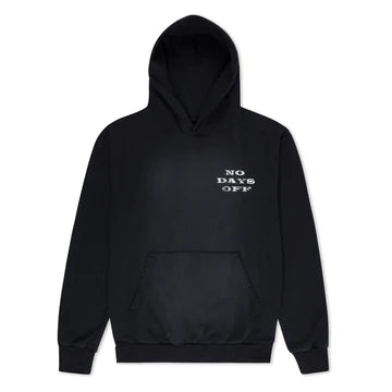 HOODIE NO DAYS OFF (BLACK SUN FADE)