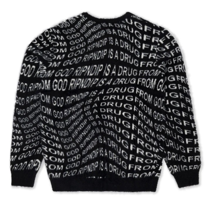 SUETER DRUG FROM GOD KNIT MOHAIR (NEGRO)