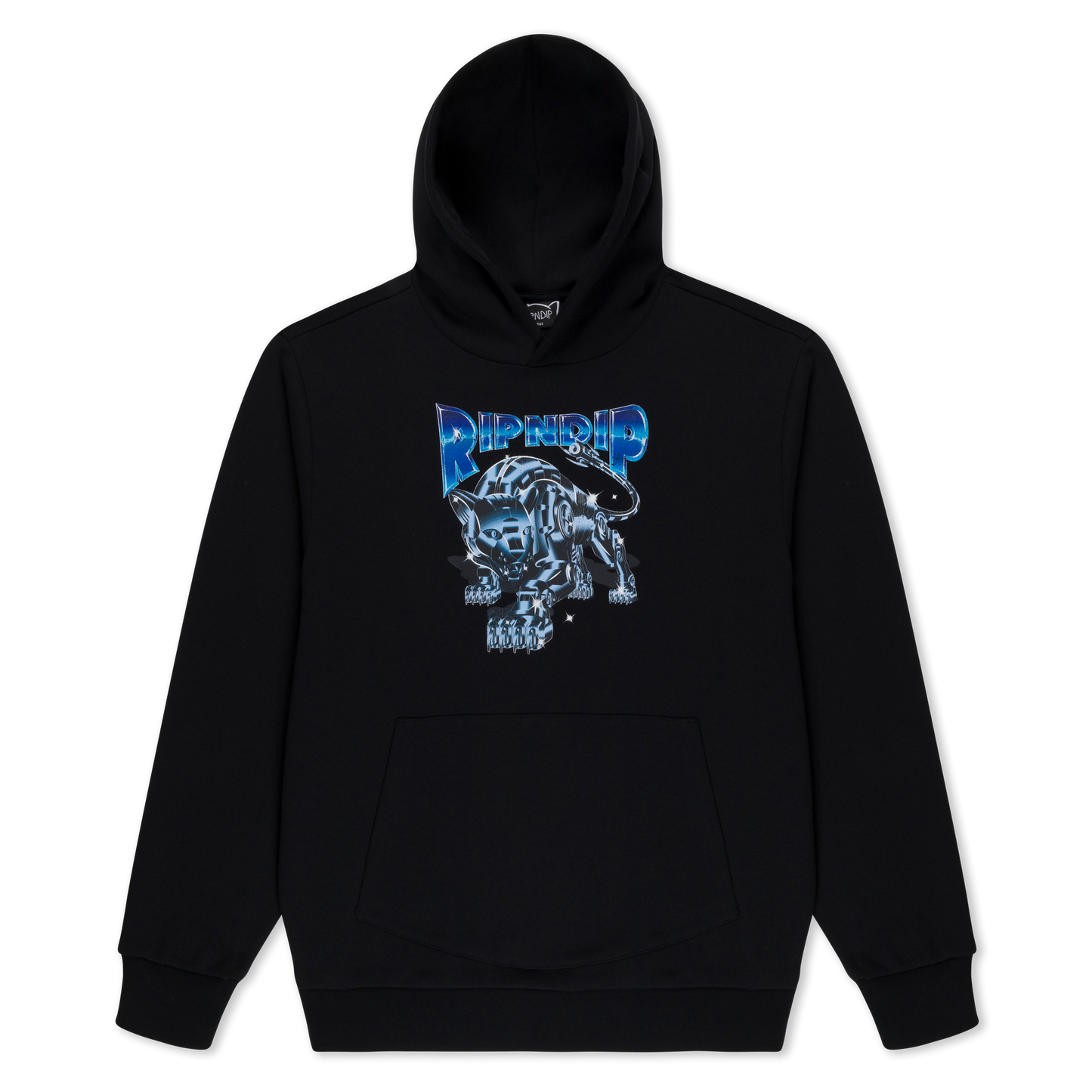 HOODIE CYBORG (BLACK WASH)