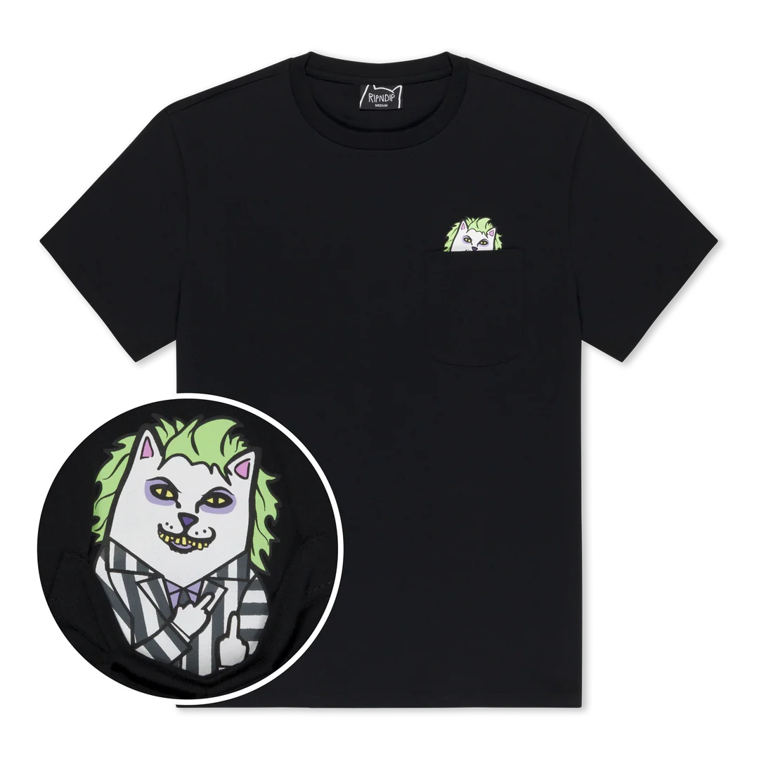 PLAYERA POCKET BUG DRANK NERM (NEGRO)