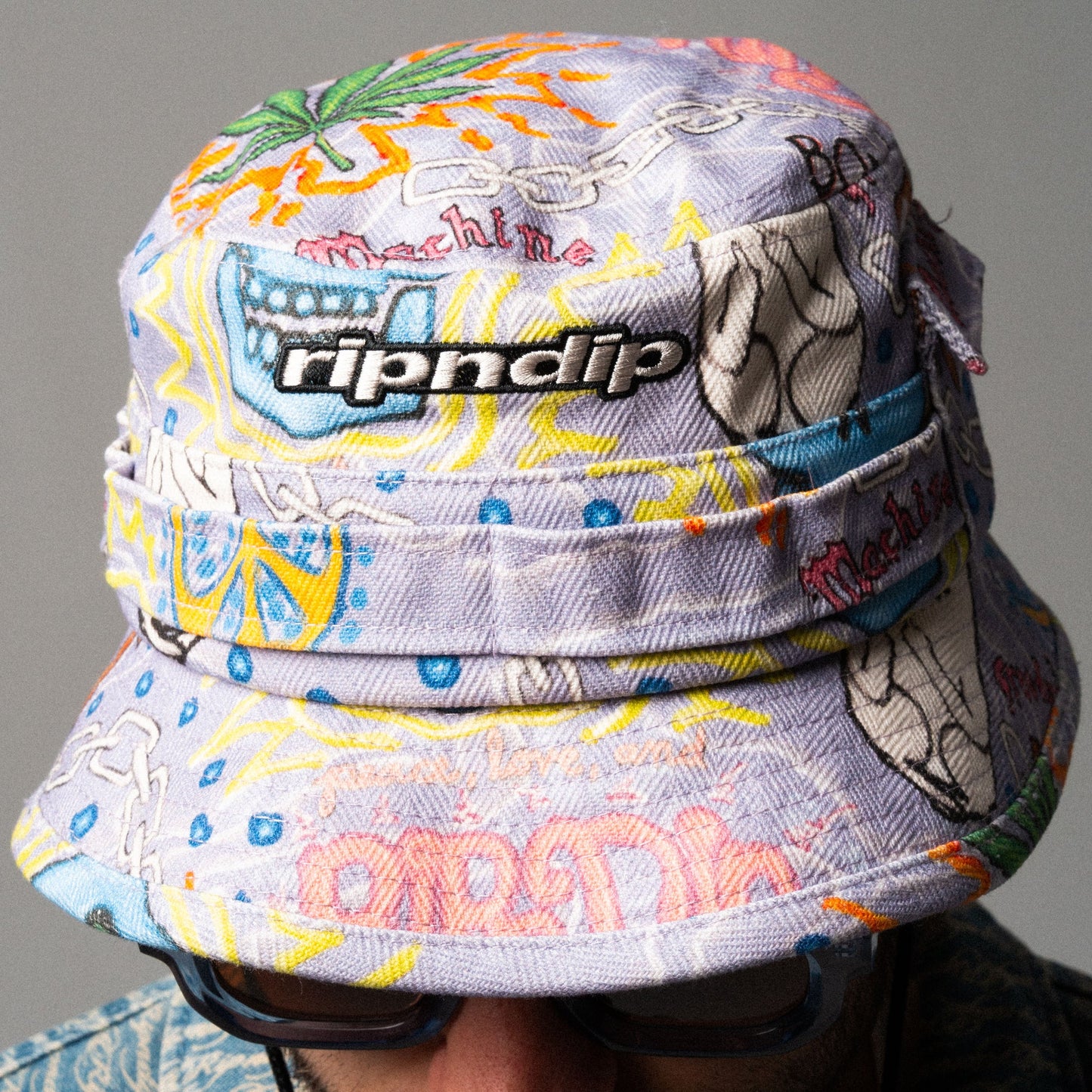 BORN TO LOVE BOONIE HAT (CORNFLOWER)