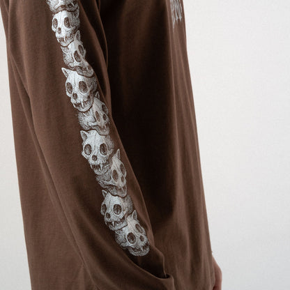 PLAYERA MANGA LARGA WASTELAND (CAFE)