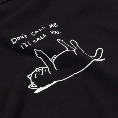 BLUSA DON'T CALL ME CROPPED BABY (NEGRO)
