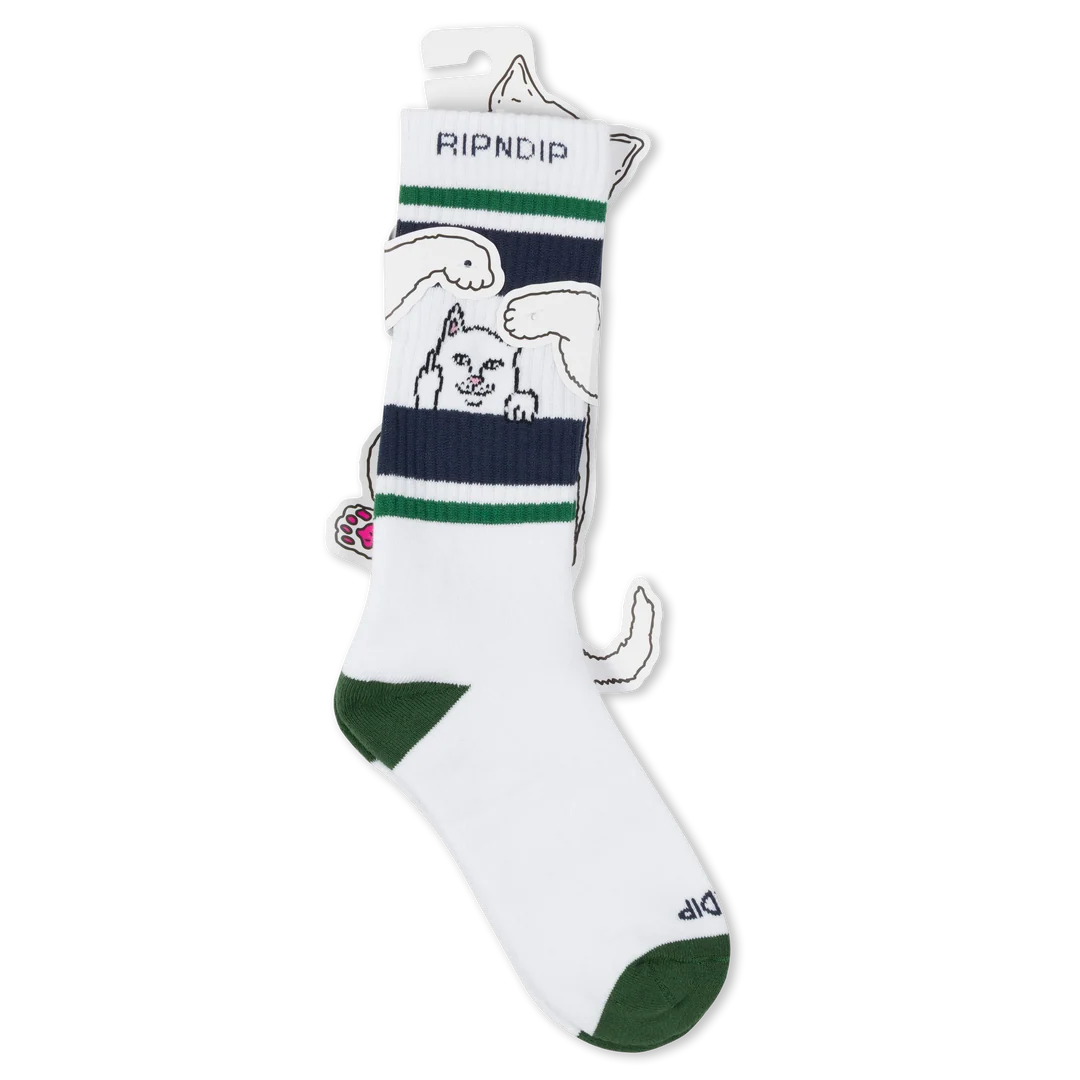 CALCETINES PEEKING NERMAL (GREEN / SLATE)
