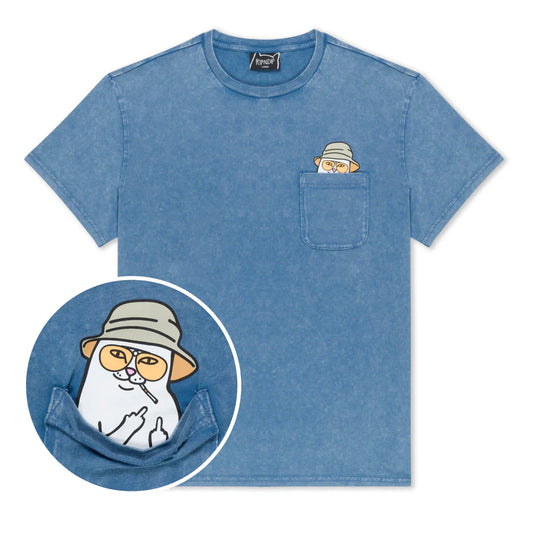 PLAYERA POCKET NERMAL S THOMPSON (SLATE MINERAL WASH)