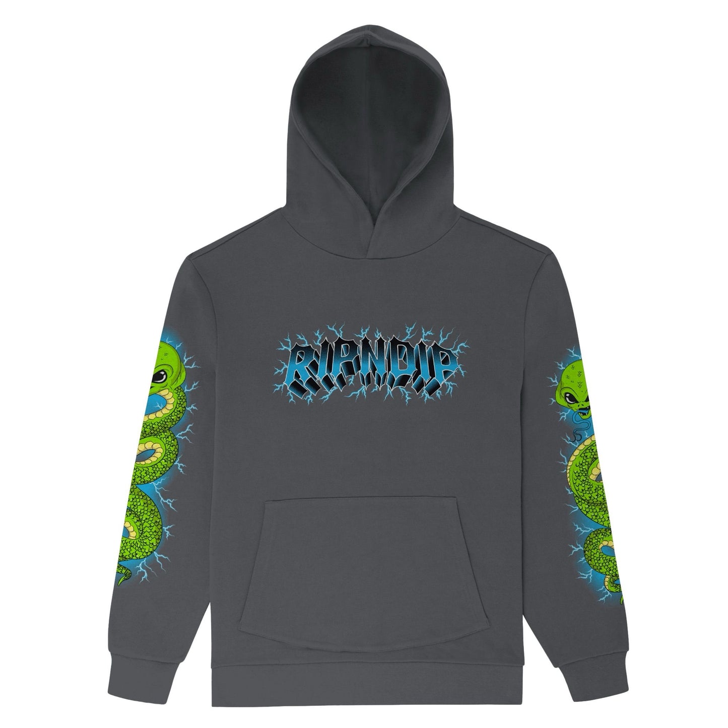 HOODIE SKULL AND BONES (CHARCOAL)