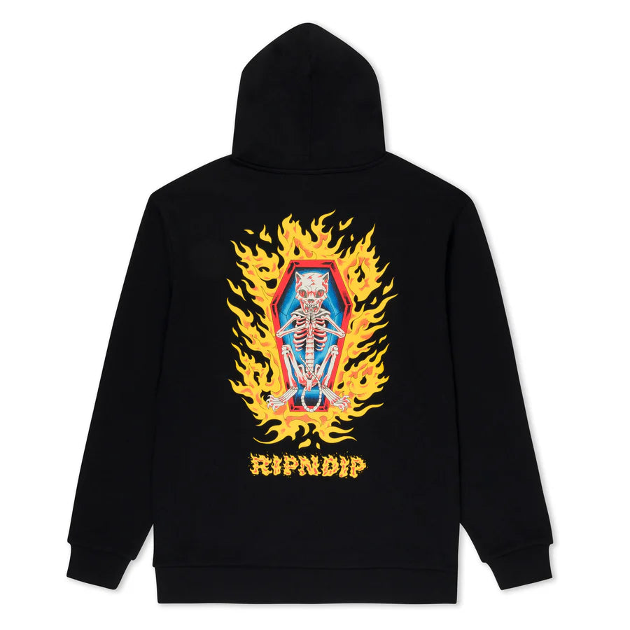 HOODIE BURN IN HECK (NEGRO)