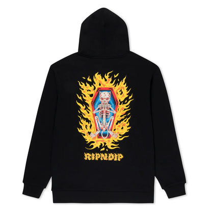 HOODIE BURN IN HECK (NEGRO)