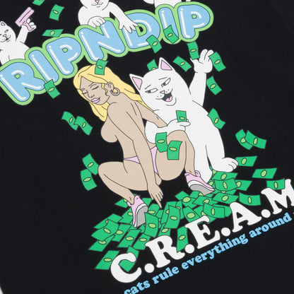 PLAYERA CLUB CREAM (NEGRO)
