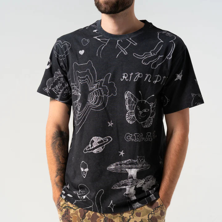 PLAYERA NERMAL DOMINATION (BLACK WASH)