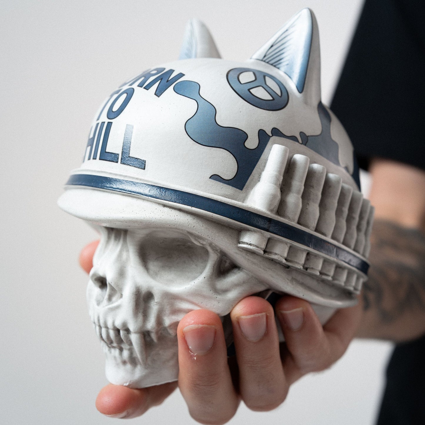 PORTAINCIENSO DE CERÁMICA BORN TO CHILL (INDIGO)