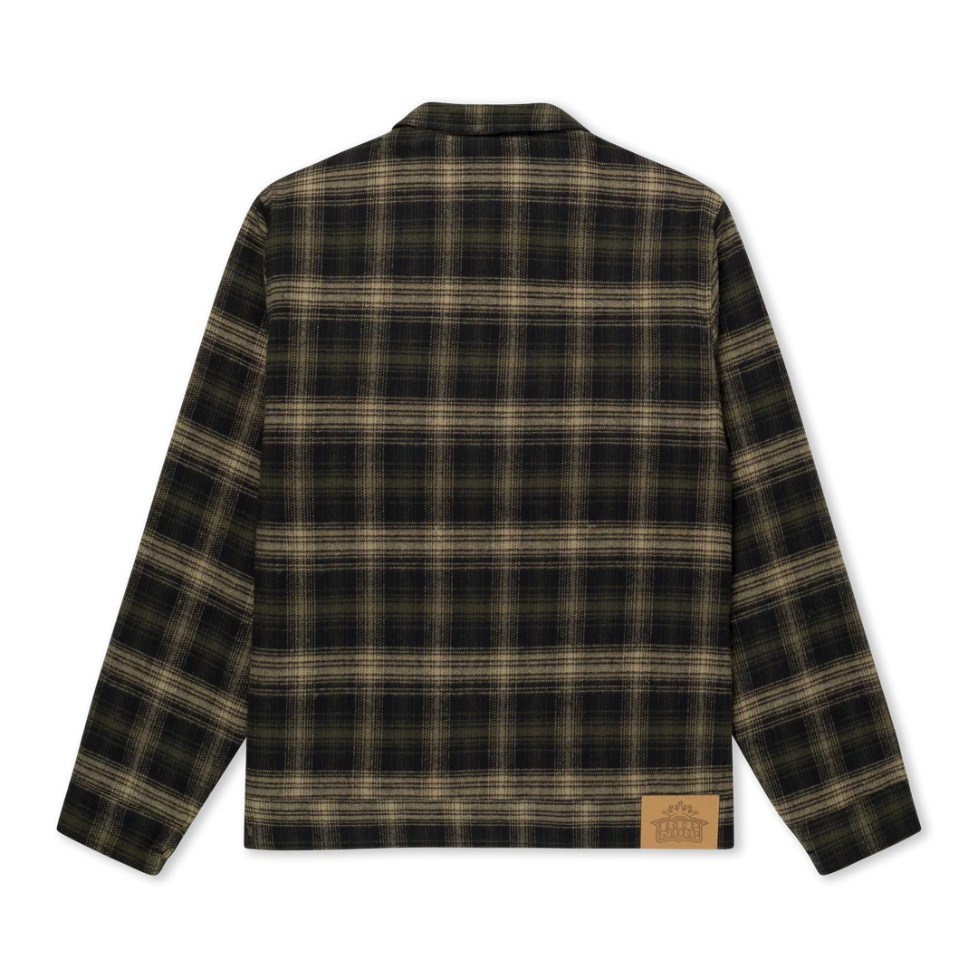 SLATER WORK JACKET (NAVY / FOREST PLAID)