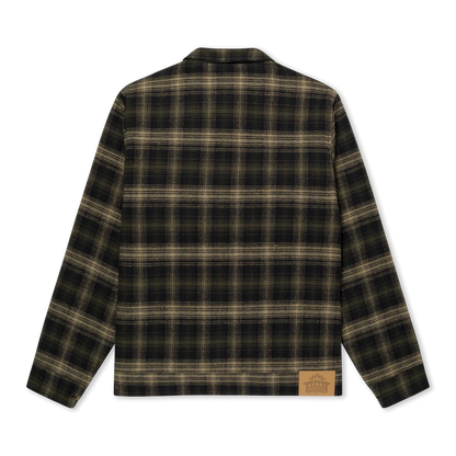 SLATER WORK JACKET (NAVY / FOREST PLAID)