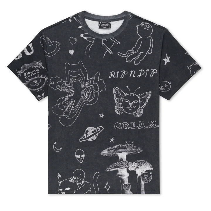 PLAYERA NERMAL DOMINATION (BLACK WASH)