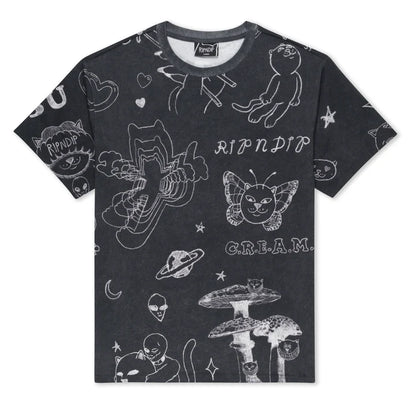 PLAYERA NERMAL DOMINATION (BLACK WASH)