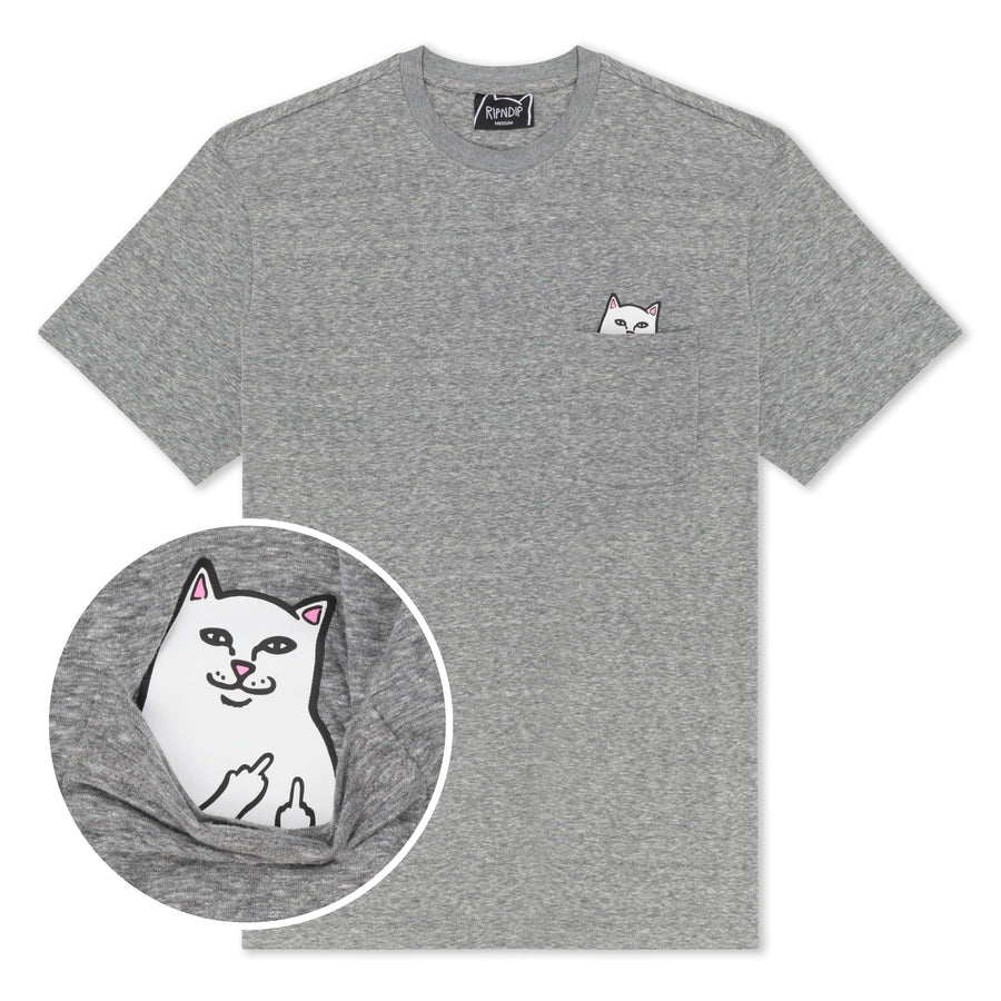 PLAYERA POCKET LORD NERMAL S/S (HEATHER GREY)