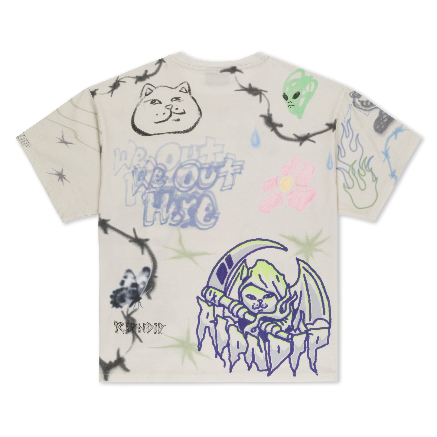 PLAYERA GOOSEBUMPS (HUESO)