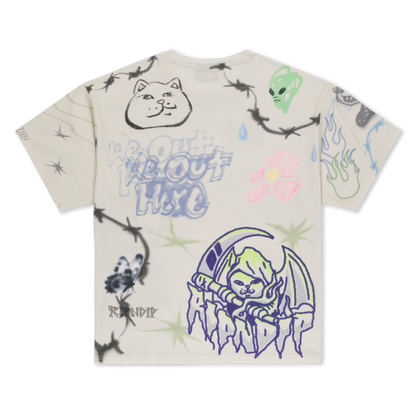 PLAYERA GOOSEBUMPS (HUESO)