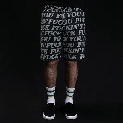 PantalonetaFUCKIN FUCK DENIM (BLACK)