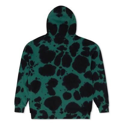 HOODIE RIPNTAIL (GREEN/BLACK TIE DYE)