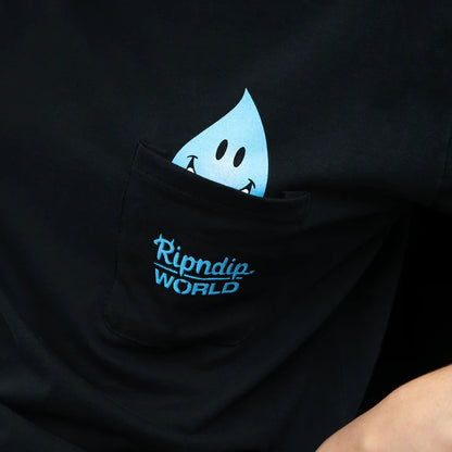 Playera F U WET WILLY POCKET (VINTAGE BLACK)